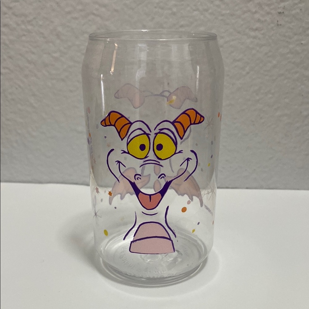 Epcot Figment Clear Plastic Cup